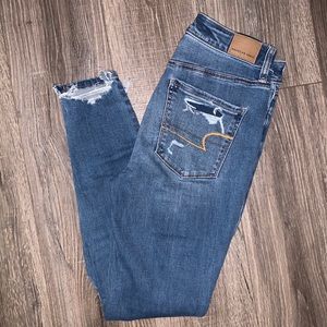 AE High-Waisted Ripped Jeggings